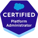 Salesforce Certified Administrator badge